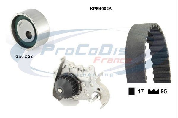 PROCODIS FRANCE Водяной насос + комплект зубчатого ремня KPE4002A